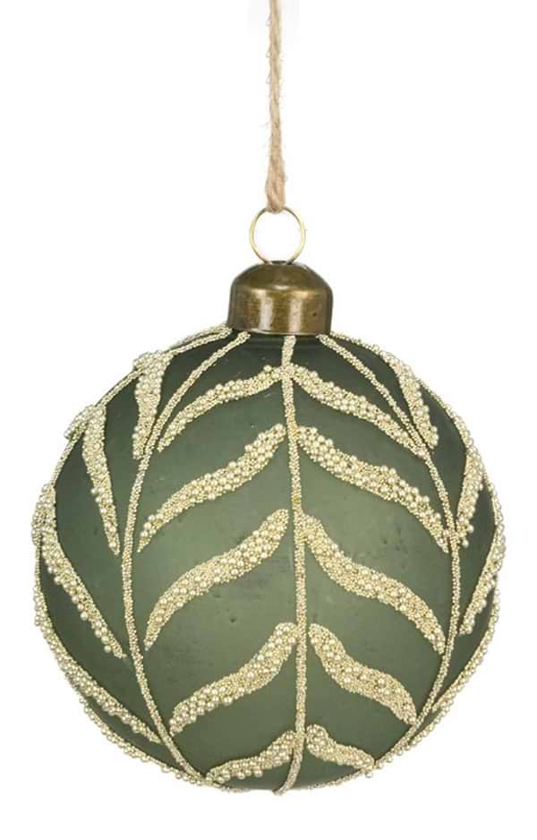 8cm Glass Bauble