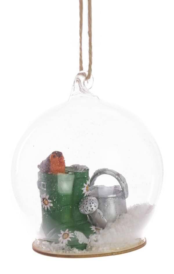 8cm Glass Bauble
