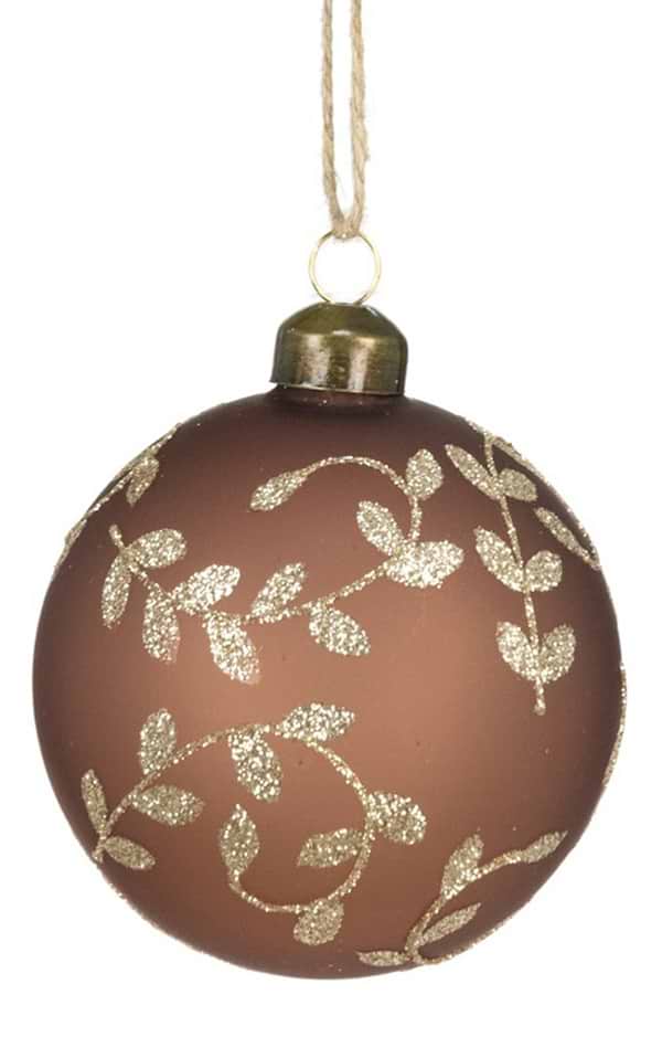 8cm Glass Bauble