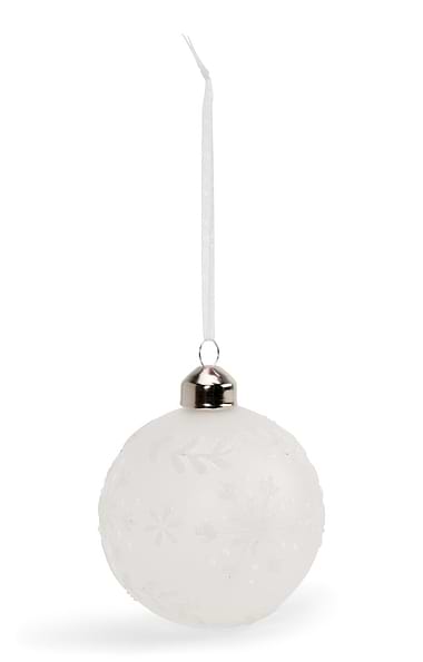 8cm Glass Bauble
