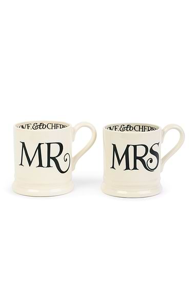 Emma Bridgewater Set of Two Half Pint Mugs