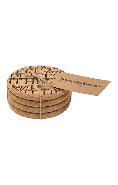 Set of Four Emma Bridgewater Cork Coasters