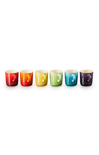 Set of Six Espresso Mugs