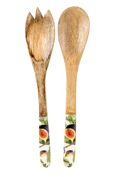 Wooden Fork & Spoon Set