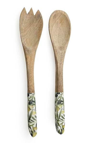 Wooden Fork & Spoon Set