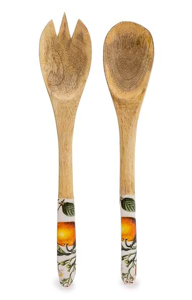 Wooden Fork & Spoon Set