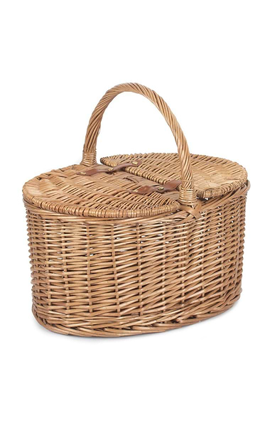 Oval Lidded Hamper