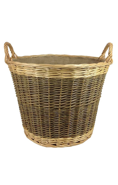 Lined Log Basket