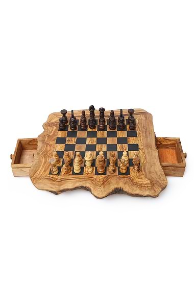 Chess Board with Two Drawers