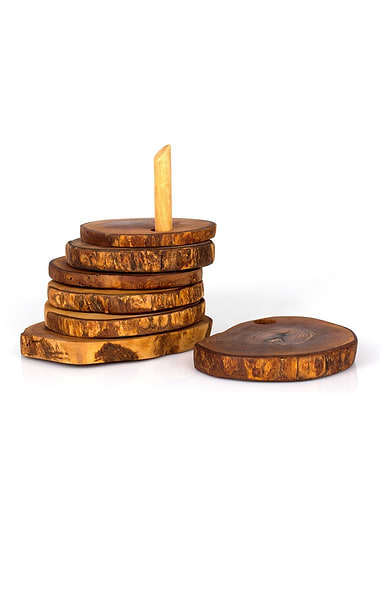 Coasters and Holder