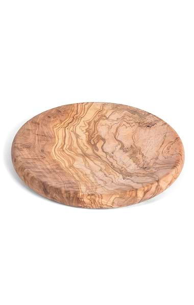 Round Wooden Plate