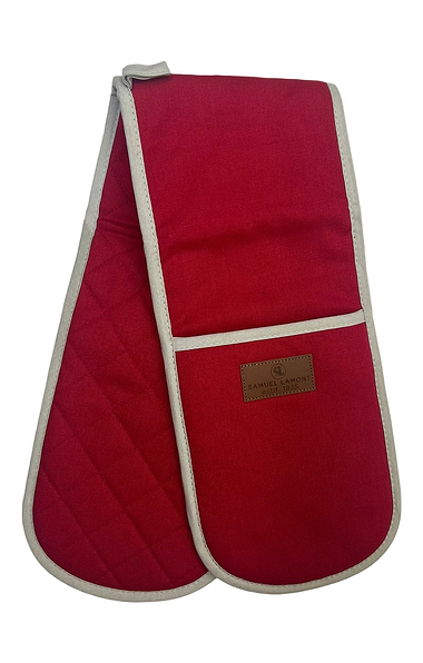 Canvas Kitchen Double Oven Glove