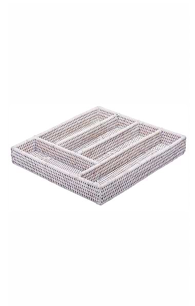 Rattan Cutlery Tray