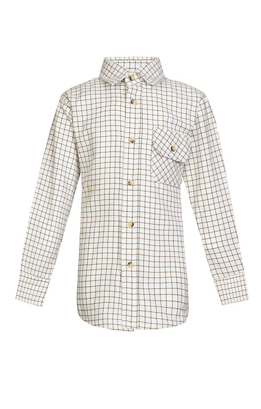 Boys Balmoral Brown Classic Shirt