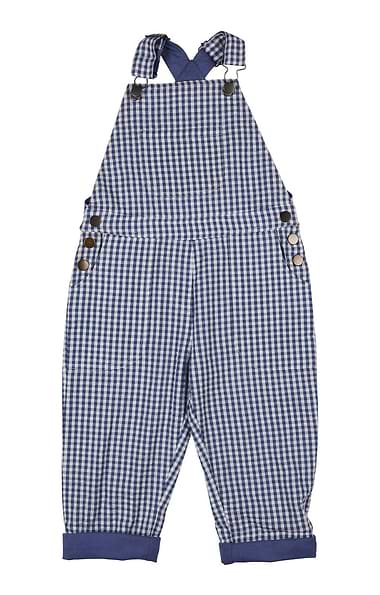 Baby and Child Checked Worker Dungarees