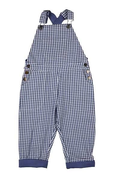 Baby and Child Checked Worker Dungarees