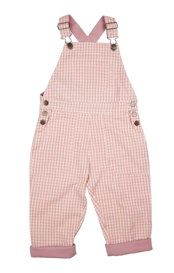 Baby and Child Checked Worker Dungarees