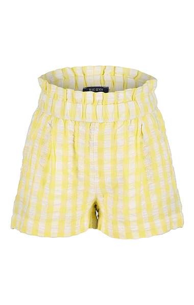 Girl's Seersucker Cotton Gingham Shorts