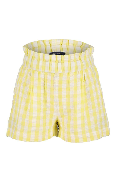 Girl's Seersucker Cotton Gingham Shorts