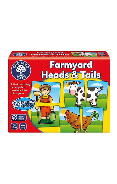 Farmyard Heads & Tails Matching Game
