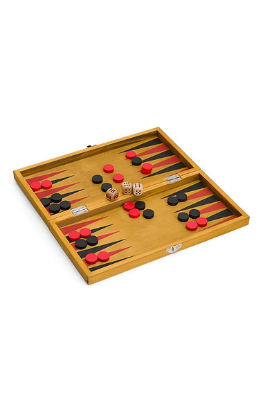 Wooden Backgammon Game Set