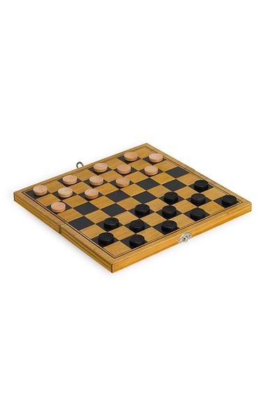 Wooden Draughts Game Set