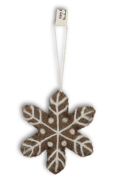 Felt Gingerbread Decoration