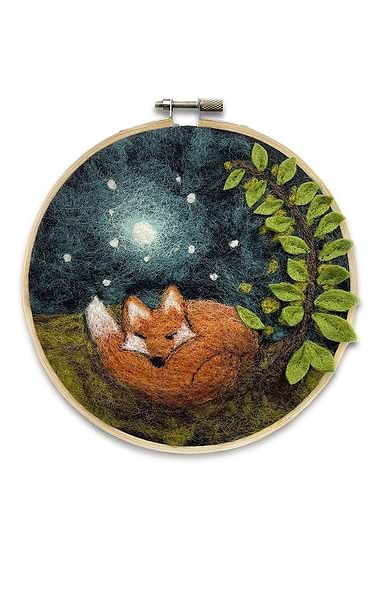 Needle Felting Kit with Wool