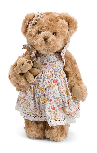 Patchwork Dress Teddy Bear