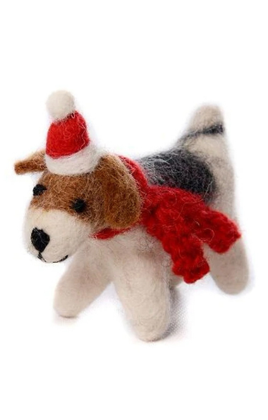 Felt Terrier Ornament
