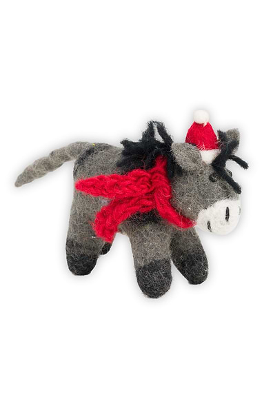 10cm Felt Donkey