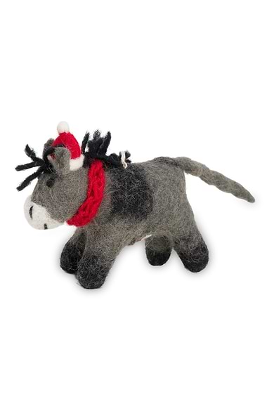 10cm Felt Donkey