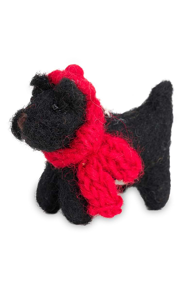 Felt Mini Scottie Dog