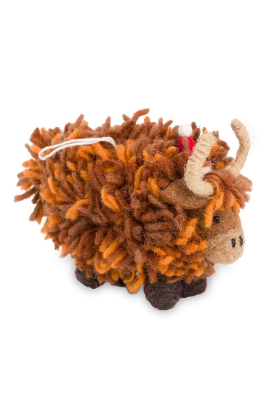 Felt Highland Cow