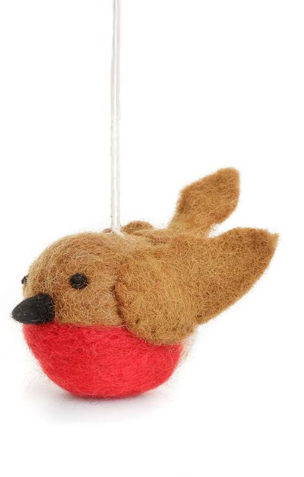 Robin Felt Tree Topper