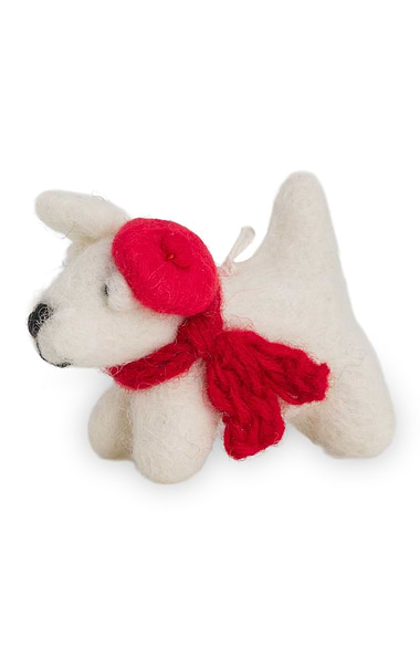 Felt White Westie