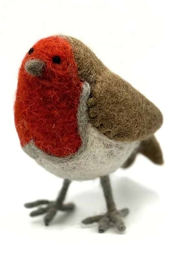 Felt  Xmas Robin