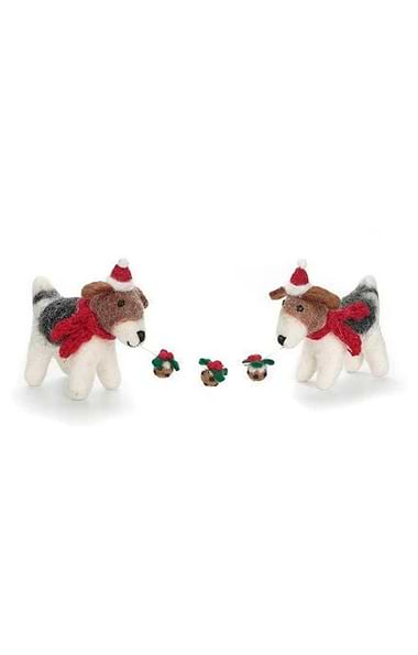 Felt Terrier Pair