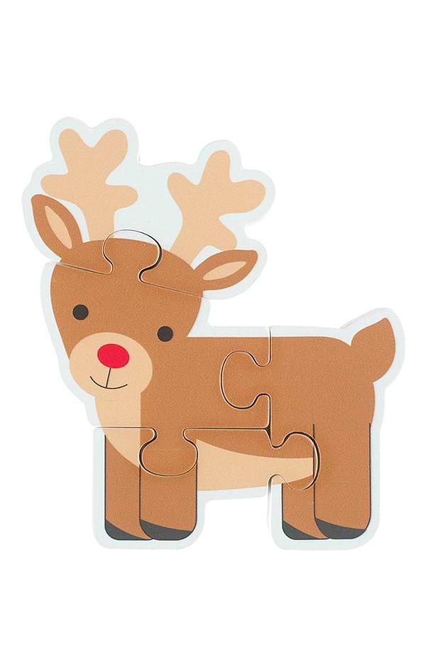 Festive Wooden Puzzle Set