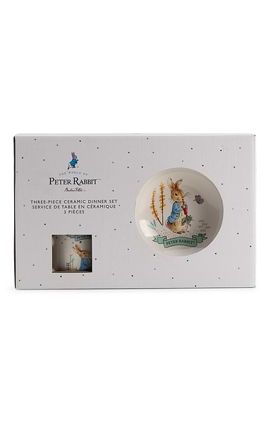 Beatrix Potter 3-Piece Dinner Set