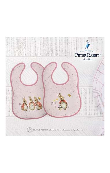 Beatrix Potter Set of Two Baby Bibs