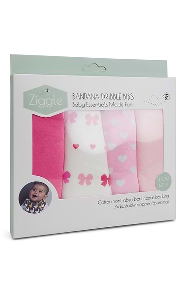 Set of Four Bandana Dribble Bibs