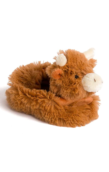Highland Cow Baby Slippers