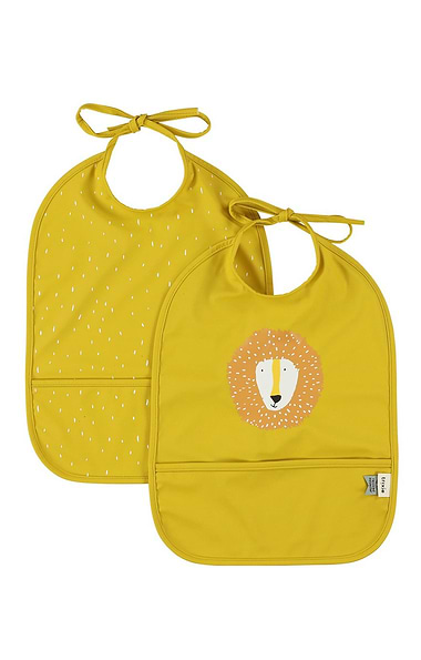 Pack of Two Waterproof Bibs
