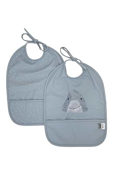 Pack of Two Waterproof Bibs