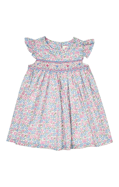 Girls Handsmocked Dress