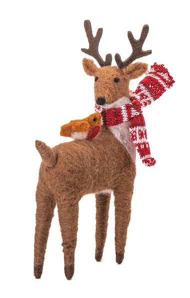 Felt Deer Decoration