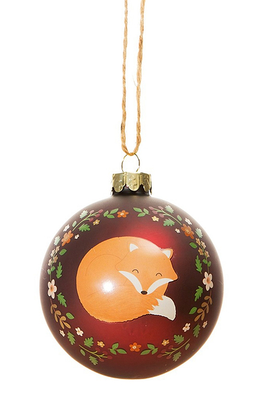 Woodland Fox Bauble