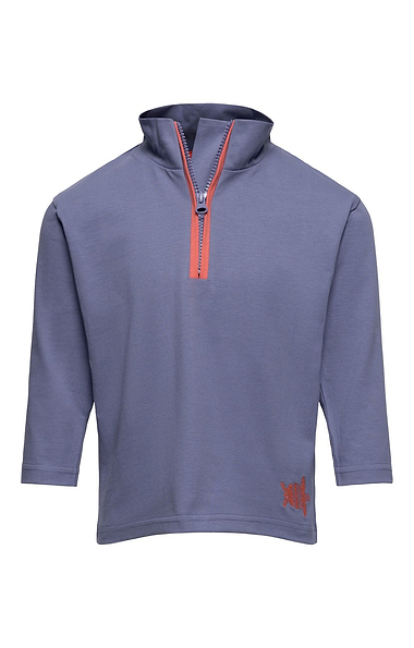 Boys Half-Zip Jersey Top