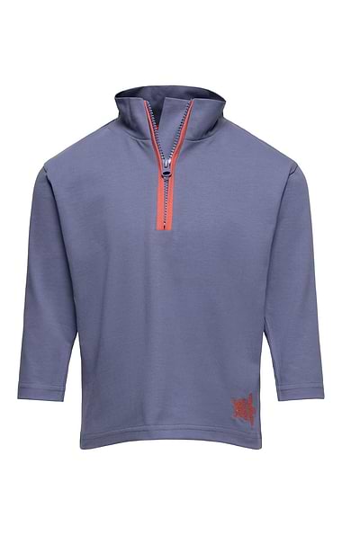 Boys Half-Zip Jersey Top